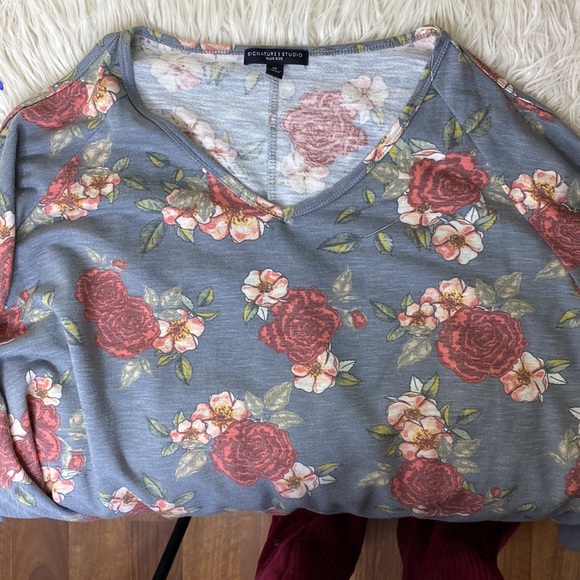 Rose sweater v neck - Picture 4 of 4